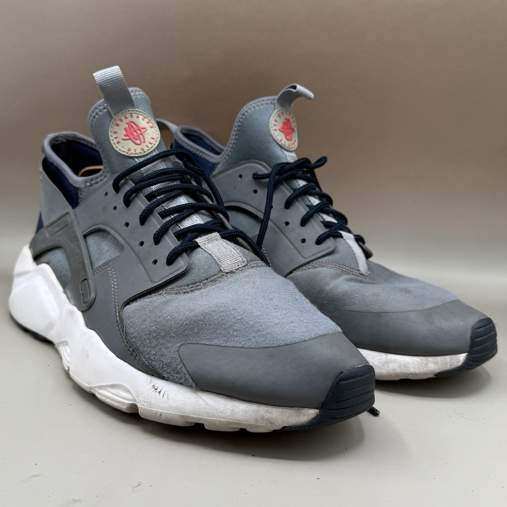 Nike‎ Mens Air Huarache Run 819685-013 Gray Running Shoes Sneakers Size 12